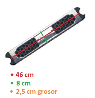 Medidas peldaño antideslizante AISI316