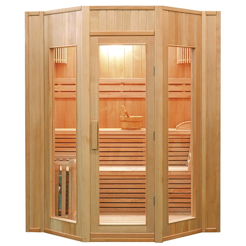 Sauna de infrarrojos Francia-Sauna de lujo 3 lugares