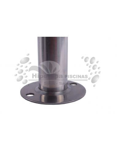 Barandilla inoxidable para salida de piscina 3 CURVAS PLETINA SOLDADA 1829 mm. AISI 316