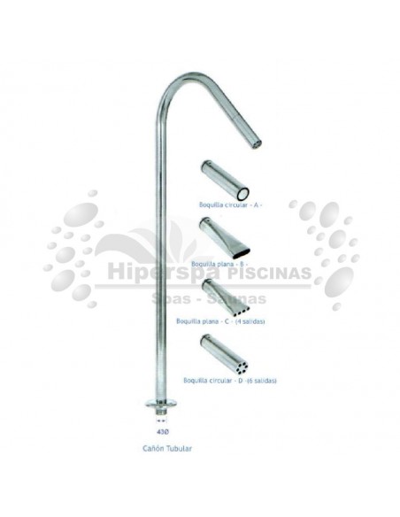 Cañón Tahiti chorro para piscina AISI 316 Cañón Tahiti chorro para piscina AISI 316