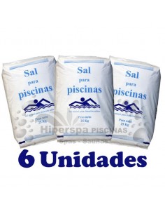 Sal para piscinas 6 sacos