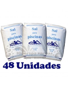 Sal para piscinas 48 sacos 