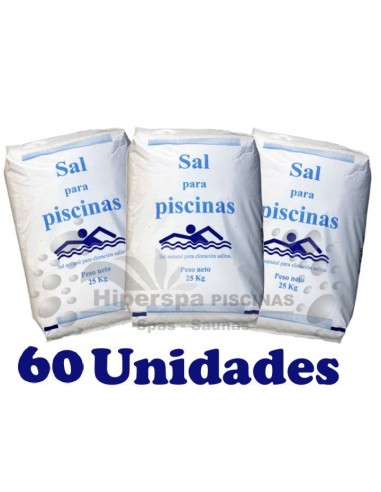 Sal para piscinas 60 sacos 