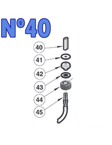 Alojamiento del conector eVac Hayward RCX59002 Alojamiento del conector eVac Hayward RCX59002