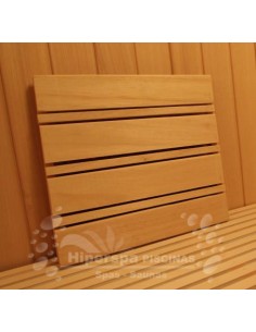 Espaldera madera sauna
