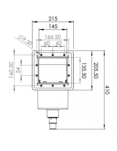 Skimmer + boquilla de impulsión piscinas Gre