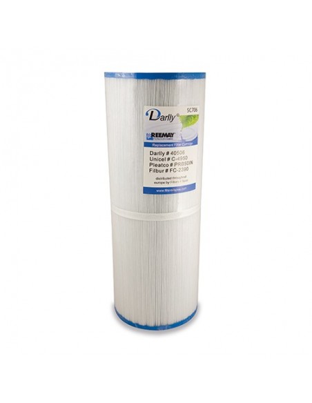 Filtro para spa jacuzzi 50 SQF (338mm) SC706 - Reemplaza a Pleatco PRB501N
