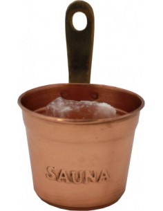 Taza y Sal del Himalaya para sauna Emendo