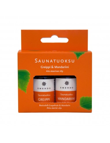 Esencias Mandarina & Pomelo Emendo para sauna 2x10 ml