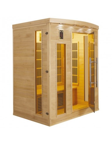 Sauna de Infrarrojos 3 personas kit fácil montaje Sauna de Infrarrojos 3 personas kit fácil montaje