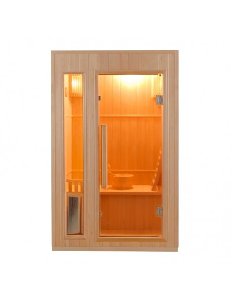 Sauna de vapor ZEN 2 plaza  kit fácil montaje