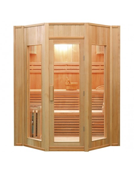 Sauna de vapor ZEN 4 plaza  kit fácil montaje