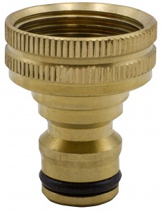 Adaptador latón grifo 1/2" manguera riego