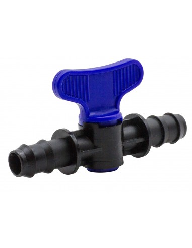 Llave de corte riego por goteo manguera 16mm