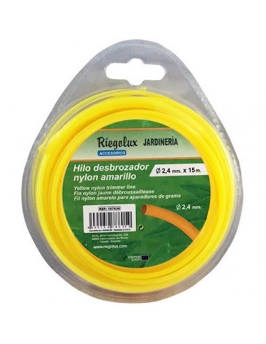 Hilo desbrozadora de nylon 2.4mm riegolux