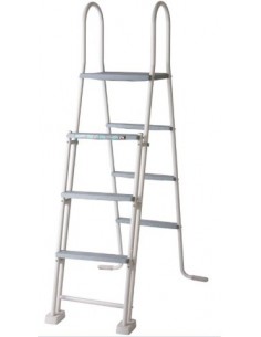 Escalera de seguridad 134 cm. Plataforma + 2x3 peldaños