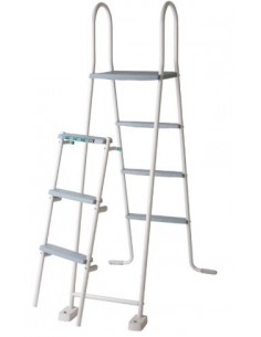 Escalera de seguridad 134 cm. Plataforma + 2x3 peldaños 2