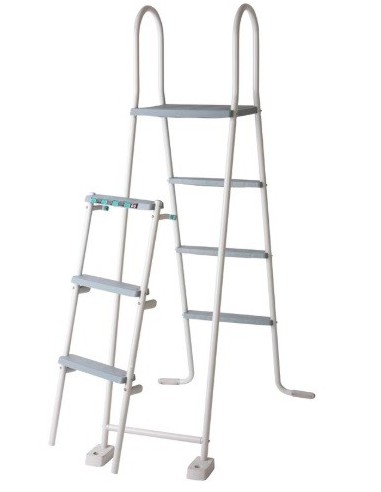 Escalera de seguridad 134 cm. Plataforma + 2x3 peldaños
