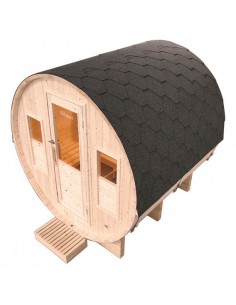 Sauna exterior Omega barril 6 personas 2