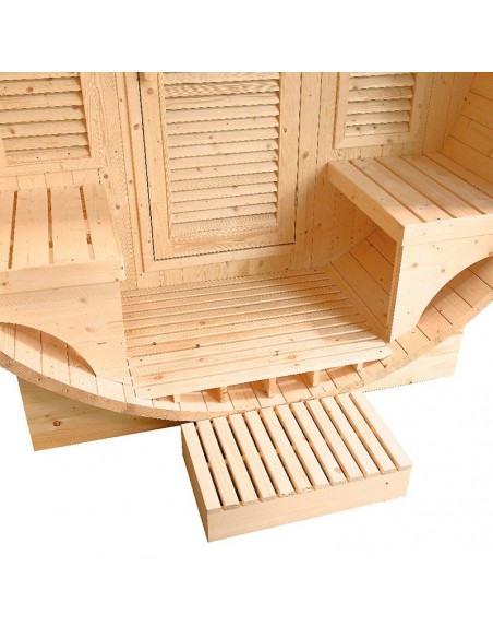 Sauna exterior Luna barril 6 personas