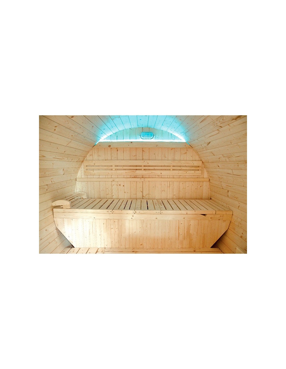 Sauna finlandesa exterior de barril 180 cm para 5-6 personas SN069