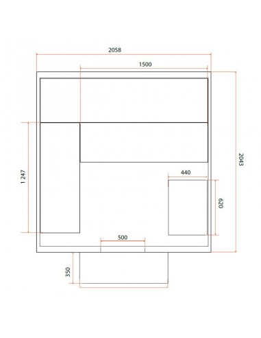 Sauna exterior Nova barril 6 personas