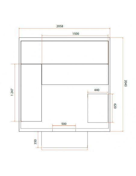 Sauna exterior Nova barril 6 personas