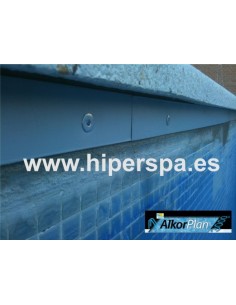 Perfil colaminado esquina 2 m lámina armada Alkorplan para piscinas 2
