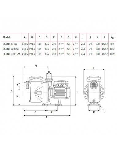 Bomba piscina Silen I Espa 