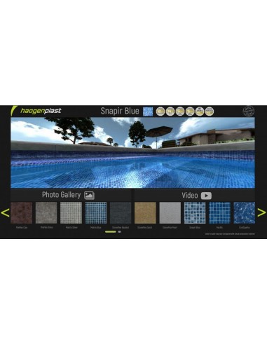 Lámina armada piscinas Proflex estampada