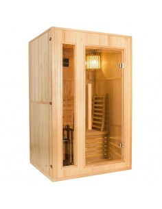 Sauna de vapor ZEN 2 plaza  kit fácil montaje