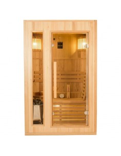 Sauna de vapor ZEN 2 plaza  kit fácil montaje 2