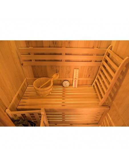 Sauna de vapor ZEN 2 plaza  kit fácil montaje