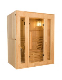 Sauna de vapor ZEN 3 plaza  kit fácil montaje