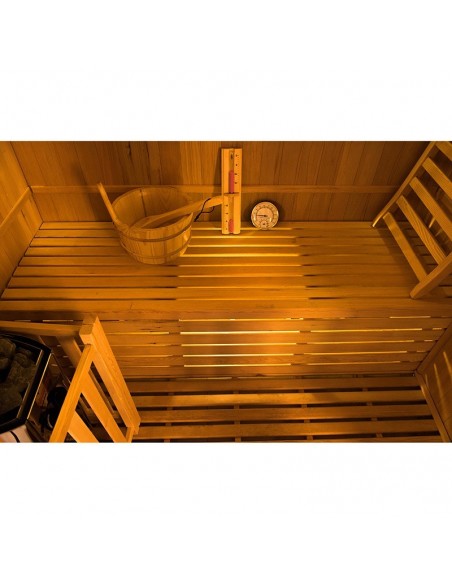 Sauna de vapor ZEN 3 plaza  kit fácil montaje