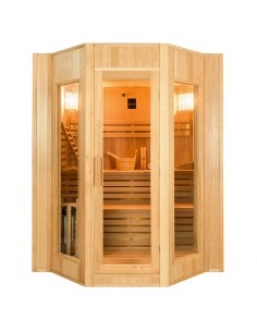 Sauna de vapor ZEN 4 plaza  kit fácil montaje