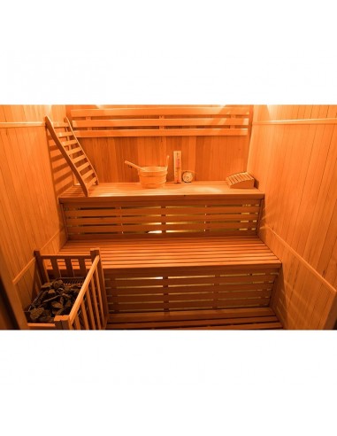 Sauna de vapor ZEN 4 plaza  kit fácil montaje