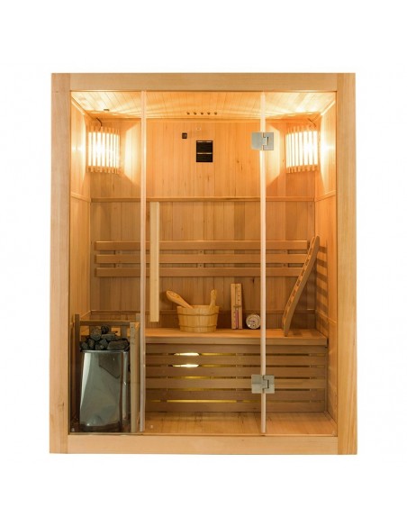 Sauna acristalada SENSE 3 personas Sauna acristalada SENSE 3 personas