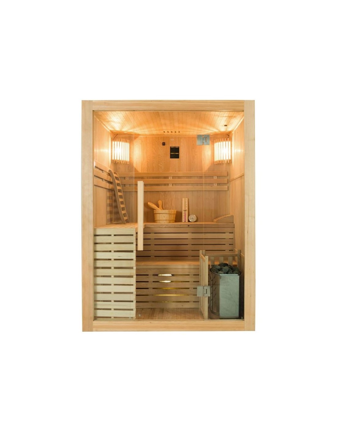 Venta de saunas en oferta. Saunas clásicas, con estufa, de infrarrojos