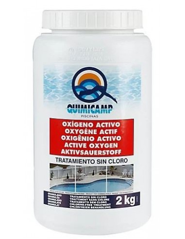 Oxígeno activo para spa jacuzzi 2 kg. Quimicamp