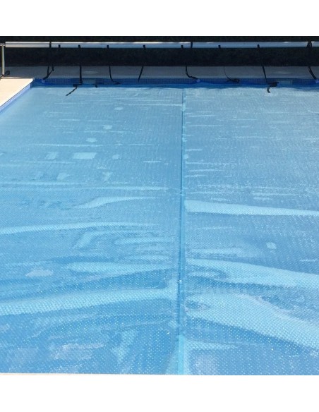 Cobertor burbujas barato piscina 5x3 400 micras cristal