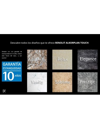 Lámina armada TOUCH Renolit Alkorplan "nueva...