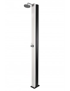 Ducha Solar CRM 30WRDBL Blanca. Modelo ancho (112mm) con grifo monomando