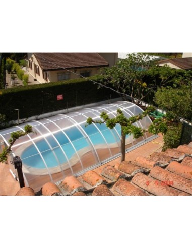 Cubierta piscina Iglú A Medidas 6,41 m. de largo x 3,60 m. de ancho ¡GRANDES OFERTAS!