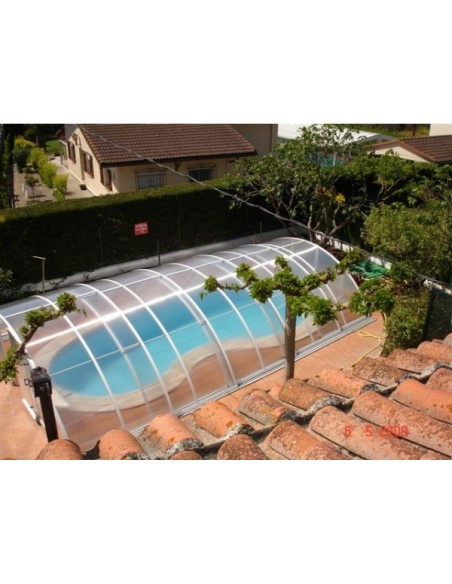 Cubierta piscina Iglú A Medidas 6,41 m. de largo x 3,60 m. de ancho ¡GRANDES OFERTAS!