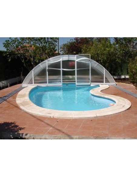 Cubierta piscina Iglú A Medidas 6,41 m. de largo x 3,60 m. de ancho ¡GRANDES OFERTAS!