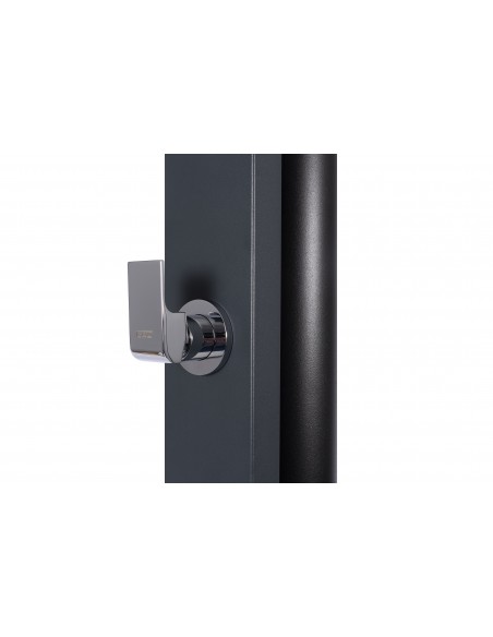 Monomando rectangular ducha Solar Watermixer RT 30 litros piscina CRM | Frontal gris antracita