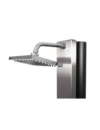 Rociador rectangular 220×150 mm Ducha Solar Watermixer RT 30 litros piscina CRM | Frontal acero inox AISI304