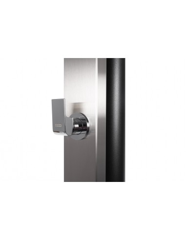 Monomando rectangular Ducha Solar Watermixer RT 30 litros piscina CRM | Frontal acero inox AISI304