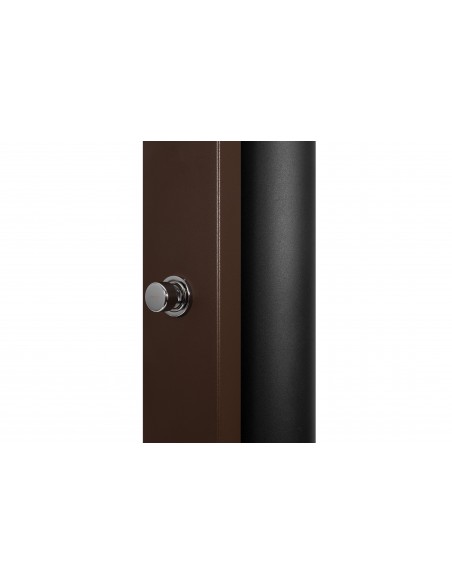 Pulsador temporizado ducha solar CRM para piscina modelo Ultimate 60 litros | Frontal marrón